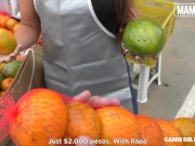 CARNE DEL MERCADO - Big Ass Brunette Melissa Lujan Takes Cock In Her Sweet Pussy 2/16