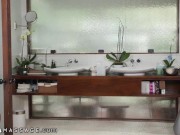 NURU MASSAGE - Busty MILF Dee Williams Fucks Her Hung Stepson With Her Bestie's Help 4/16