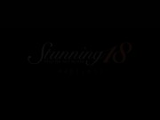 Long Legged Beauty Melena Uses A Big Toy To Cream Her Pink Pussy! 1/16