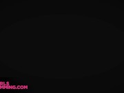 GIRLSRIMMING - Interracial 3some ass fuck and wild rimming action 2/16