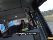 Fake Taxi - Ebony Mystique gets her big black tits and ass out for a backseat fuck 2/16