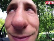 BUMSBUS - Big Natural Tits July Johnson Is Addicted To Huge BBC - LETSDOEIT 1/16