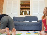 RIM4K. Guy likes to play twister but sex with the girl is much better 4/16