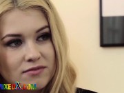 MIXEDX Misha Cross Uses Tight Hole to Please Her Hung Boss 3/16