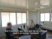 LOAN4K. Blonde likes lenders idea to approve credit for pussy-nailing 5/16
