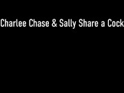 Horny MILFs Charlee Chase And Sally Dicked In Threesome! 1/16