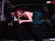VIP SEX VAULT - Redhead Vanessa Shelby Lets Cabbie Fuck Her Pussy Hard 5/16