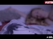 A GIRL KNOWS - Victoria Pure Convinces Her Big Tits BFF To Taboo Lesbian Sex - LETSDOEIT 1/16