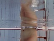 Russian teen nude in the pool Brizgina 1/16