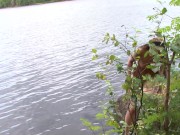 Horny College Girl Namibi Dicked Doggy Style In The Wild! 2/16