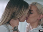 ADULT TIME - Lesbian Boss Gives In To Her Desires With Petite Intern Haley Reed 7/16