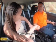 FakeDrivingSchool - Asian Luna Truelove Learns How to Drive Stick 1/16