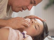 OLD4K. Tiny Anita Bellini needs nothing but sex from old guy 15/16