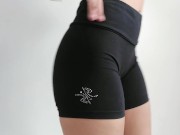 naughty working out and masturbating alone at home 1/16