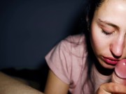 Just a Regular Blowjob Before bed with Cum Swallow 4k POV 12/16