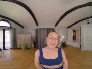 Lustful Blonde Summer Vixen Working On Your Endurance VR Porn 2/16