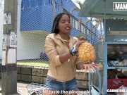 CARNE DEL MERCADO - Ana Ebano Picked Up To Get Her Ebony Pussy Drilled 1/16