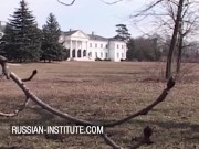 Headmistress Sandy pleasures herself with a dildo 1/16