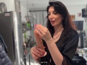 Hot MILF sucks 2 dicks and gets a cumshot on her face 7/16