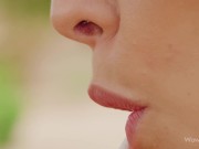 WOWGIRLS Gorgeous Ukrainian model Alissa Foxy playing with her nipples and fingering herself outdoors 5/16