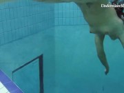 Krasula Fedorchuk enjoys the swimming pool for herself only 14/16