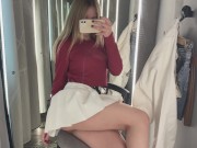 Didn't Buy Anything But Fucked In The Fitting Room. 4/16