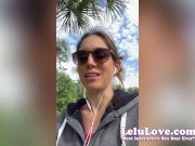 Getting recognized out in public, my first reactions to impregnation risk condom leak, dildo masturbating orgasm - Lelu Love 7/16