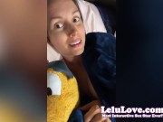 Getting recognized out in public, my first reactions to impregnation risk condom leak, dildo masturbating orgasm - Lelu Love 9/16