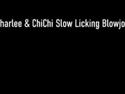 Cock Sucking Cougars Charlee Chase And ChiChi Medina Get A Big Load Of Cum! 1/16