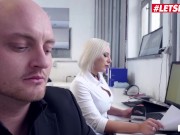 BUMSBUERO - Big Tits Blonde Lilli Vanilli Got Drilled Hard By Coworker - LETSDOEIT 2/16