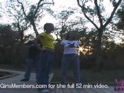 Two BFF's Get Naked In A Nature Preserve #1 5/16