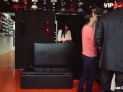 VIP SEX VAULT - Sexy Ebony Noe Milk Interracial Threesome At Work 2/16