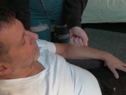 Teen Slurps On Grandpa Huge Cock She Gets Tight Pussy Fucked Then Swallows His Big Load 2/16