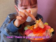 好きっちゃけど♡博多弁で可愛い女子大生とイチャラブSEX！逝きまくるパイパンまんこに大量射精！素人カップル/色白美乳/スレンダー/リアル/野外露出/主観映像/English subtitles