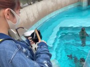 好きっちゃけど♡博多弁で可愛い女子大生とイチャラブSEX！逝きまくるパイパンまんこに大量射精！素人カップル/色白美乳/スレンダー/リアル/野外露出/主観映像/English subtitles 3/16