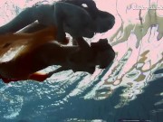 Fedorchuk and Rachinska babes nude underwater lesbos 16/16
