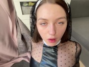 COVERED ON CUM. A Slut Nun Loves To Fuck Cancer And Get A Load Of Sperm On Her Face 1/16