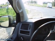 STREETFUCK COM Horny Hitchhiker LITTLE CAPRICE payed the ride with her pussy 16/16