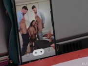 Payback for Cheating BF is the Best when It's Served with a Video of His GF Anissa Kate Getting DP'd in the Office 5/16
