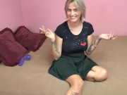 ChickPass - Curvy teen Tina Ray is fucking her big toy 1/16