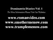 Strapon dominatrix fucks slave and face sitting ass worship ass licking pussy domination scissoring his head and wrestling 16/16