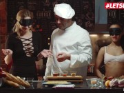 XXXSHADES - Angel Piaff And Apolonia Lapiedra Go After Chef's Big Cock - LETSDOEIT 5/16