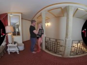 Stockingsvr - Ball gagged, tied up Marilyn Slammed In Crotchless Fishnets 3/16