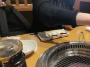 淫乱OLが休日に1人で焼肉を食べる① 3/16