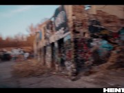 Hot mulatto chick fucked in all holes and explodes with a ton of cum 3/16