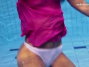 Poolside and underwater hotness zlata 7/16