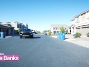 GIRLSRIMMING - Busy boss indulged with wet rimming by Aria Banks 1/16