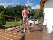 She Can't Resist !!! DOUBLE Dripping CREAMPIE to SHAKING SQUIRTING Pussy 3/16