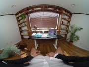 VR Conk Home Office Sex Fantasy With Horny Latina Redhead Lasirena69 VR Porn 4/16