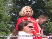 Exotic Dancers Perform On Stage At The Miss Nude Pageant 11/16